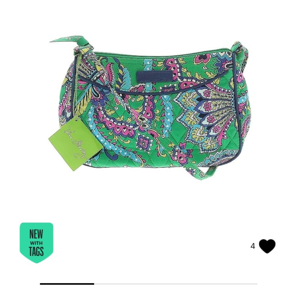 NWT green paisley